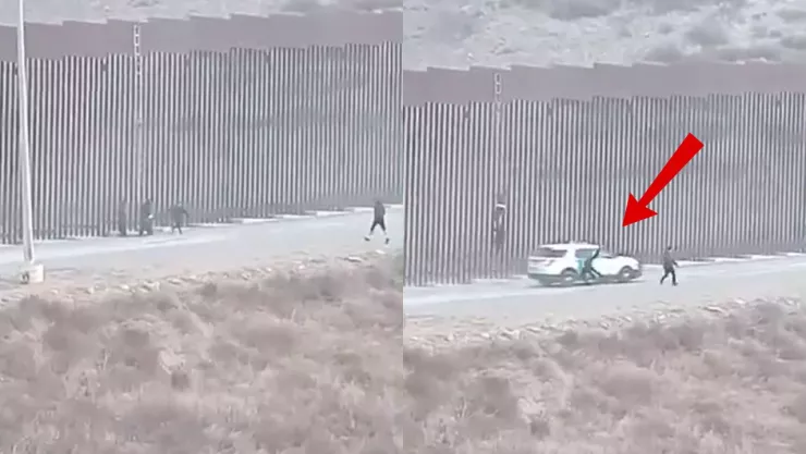VIDEO: Captan momento en que Patrulla Fronteriza atropella a migrantes entre Tijuana y San Ysidro