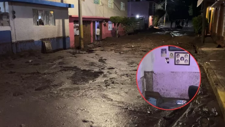 Edomex: Inundaciones en Ecatepec dejan casas sumergidas en lodo tras tormenta