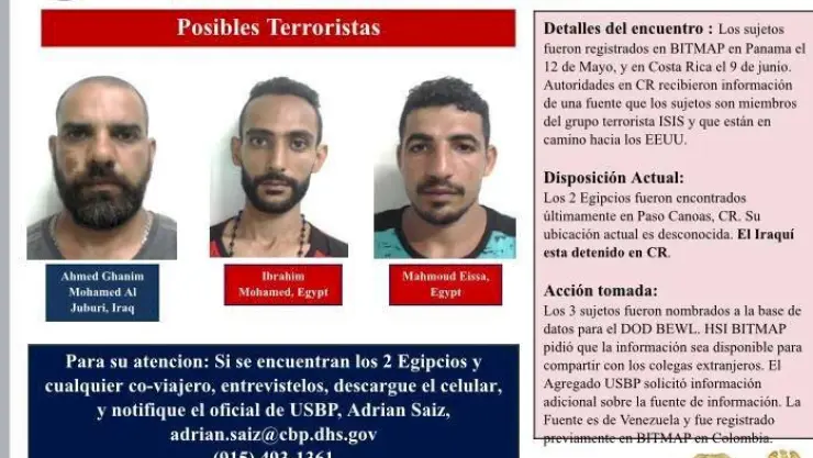 Terroristas islamicos en México