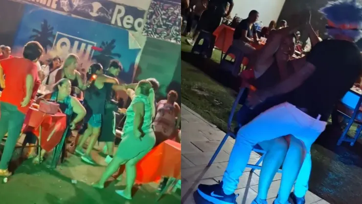 VIDEO ¡En pleno show! Hombre saca cuchillo y amenaza a payaso en Nuevo León