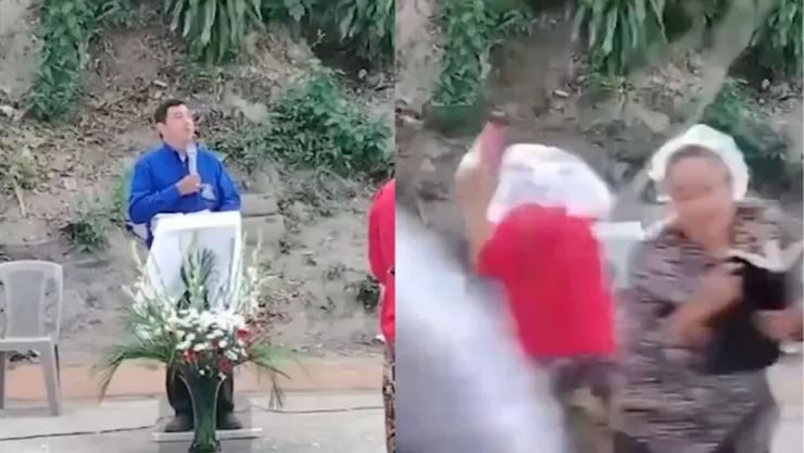 Celebración de Semana Santa termina en accidente tras caída de árbol