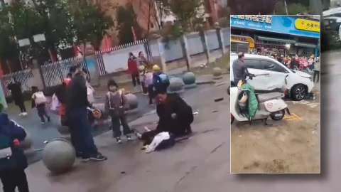 Atropellamiento escuela China