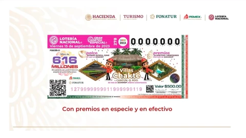 Cachitos para ganar la rifa de la casa de descanso presidencial en Cancún