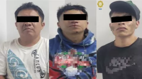 Tres personas detenidas por robo a casa en alcaldía Iztacalco