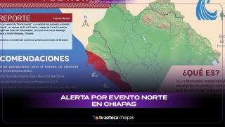 Alertamiento por evento del Norte Fuerte hoy 11 de noviembre