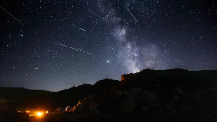 Lluvia de estrellas Perseidas.