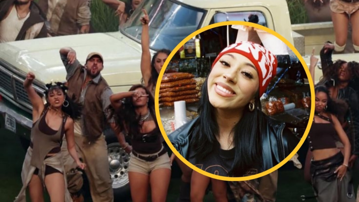 Veracruzana en el show de medio tiempo de Bad Bunny