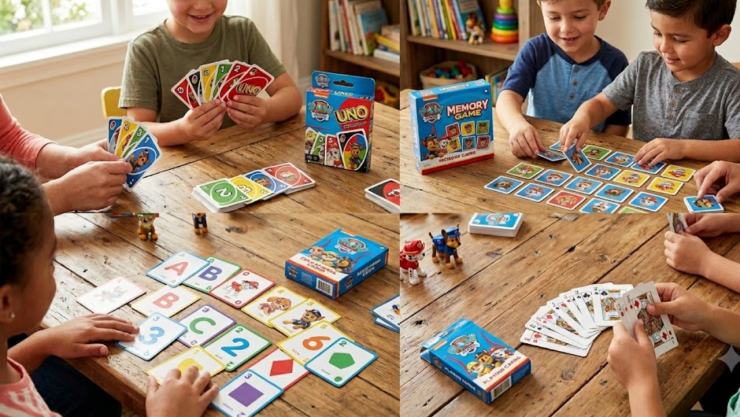 4 juegos de cartas de Paw Patrol ideales para entretener a los niños en vacaciones
