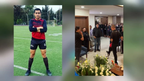 Luis Octavio Palomares Mugica era árbitro profesional; fue velado entre aplausos y con un silbatazo.