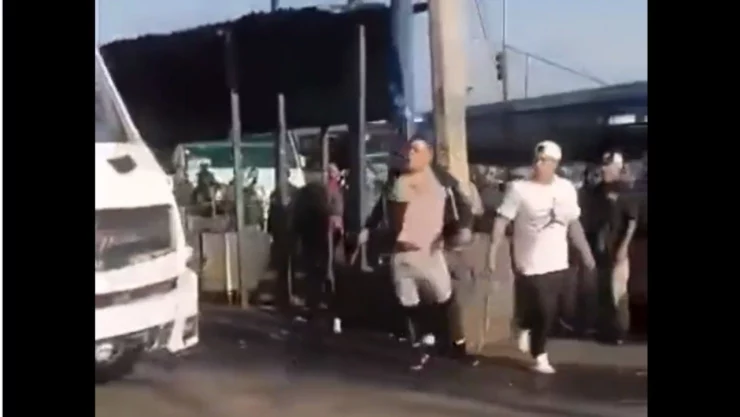 Enfrentamiento Metro Tacubaya