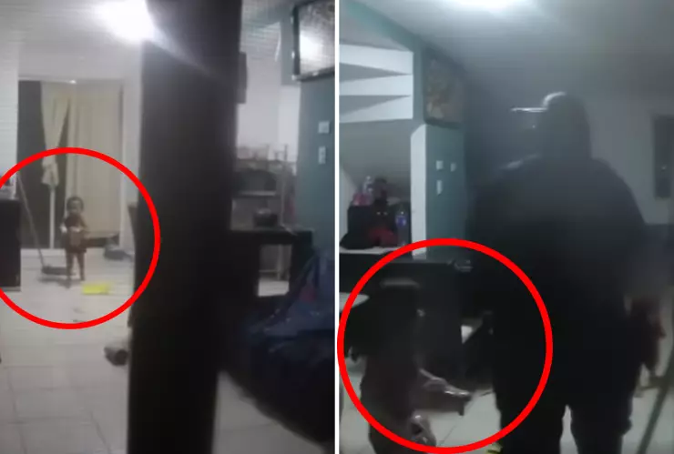 Policías rescatan a dos niñas de 3 y 1 año de edad; fueron abandonadas en casa de Escobedo.png