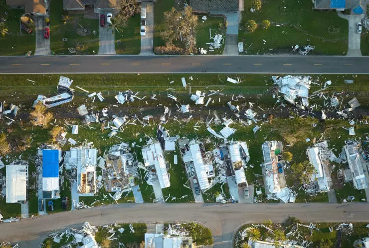 Catástrofe originada en Estados Unidos por severo temporal.