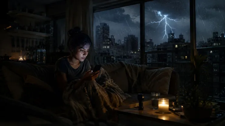 ¿Cómo cargar el celular cuando no hay electricidad en casa tras las fuertes lluvias en el AMG?