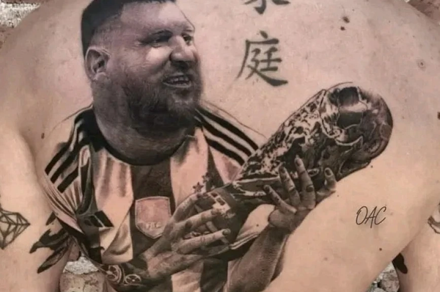 Los peores tatuajes de Lionel Messi como campeón del mundo