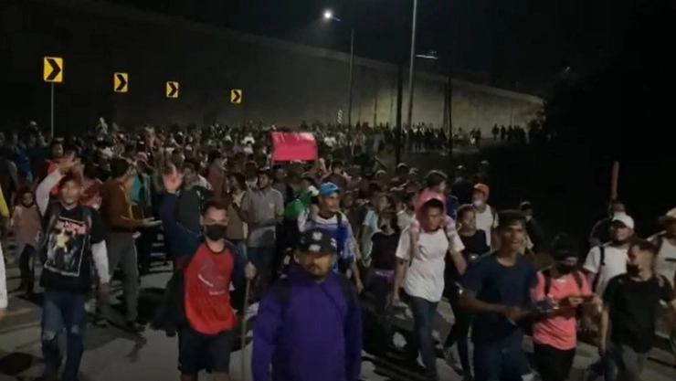 caravana migrate Chiapas detenidos