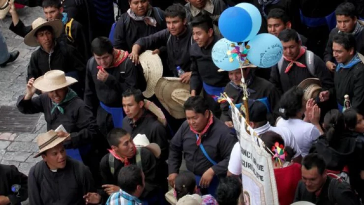 122 peregrinación del contingente varonil