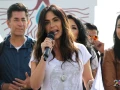 Penelope Menchaca durante la presentación del evento