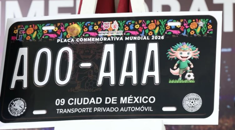 placa conmemorativa mundial 2026 cdmx