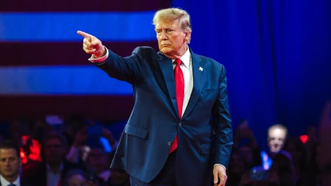 El presidente electo en Estados Unidos Donald Trump.