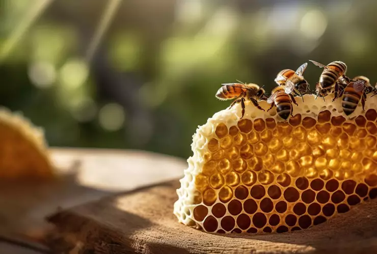 señora_abejas_carrito_pan