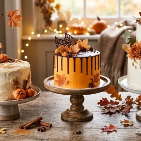 3 ideas de pasteles de calabaza Decora tus fiestas de otoño