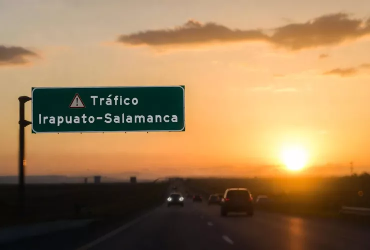 ¡Tráfico colapsado en un punto! ¿A qué altura Esta es la carga vehicular en la carretera Irapuato-Salamanca hoy 28 de enero.jpg