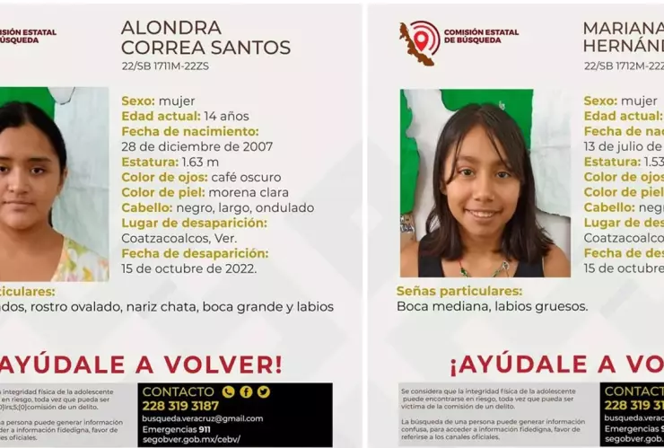 Desaparecidas Coatzacoalcos.