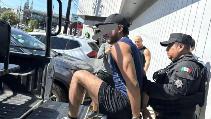 hombre detenido en Tampico