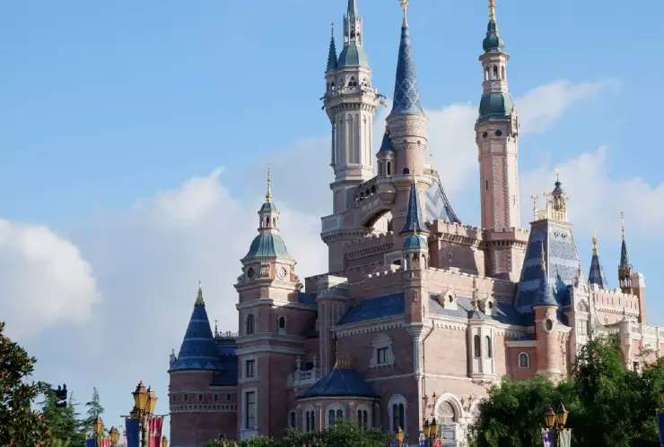 el bonito castillo de Disney