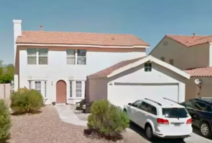 En la fotografía se ve la casa que tiene la misma arquitectura que la casa de los Simpson tomada de Google Maps