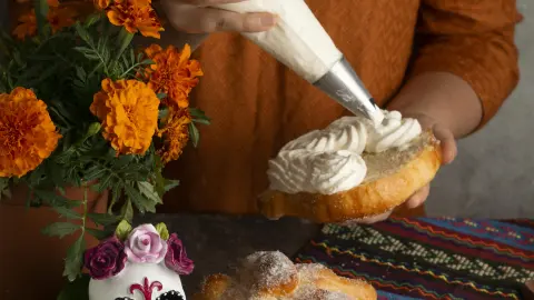 Pan de muerto tradicional
