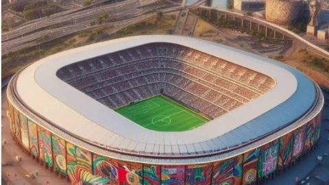 Estadio Azteca remodelado para el Mundial 2026 según la Inteligencia Artificial