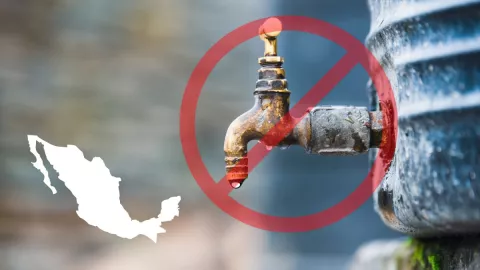 Advierten corte masivo de agua en México; estos estados se quedan sin servicio