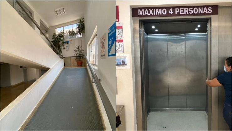 Pareja de adultos mayores queda atrapada en hospital del ISSSTE en Veracruz