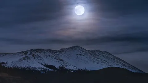 Luna en la Tierra