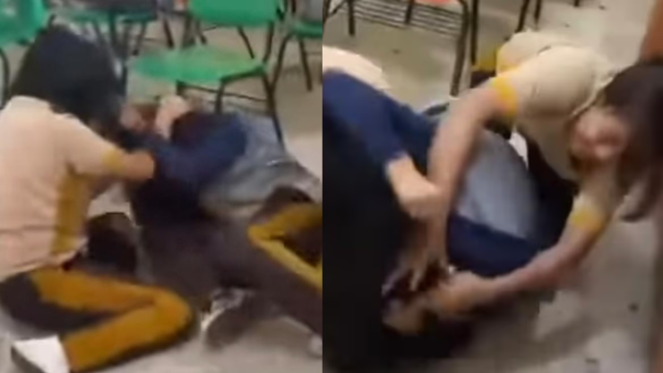 Pelea de alumnas
