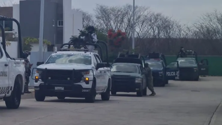 Operativo en privada de Culiacán