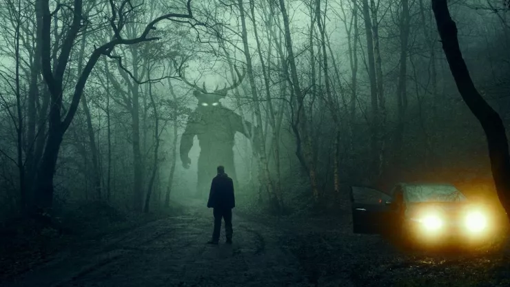 criaturas gigantes en colina de Brasil