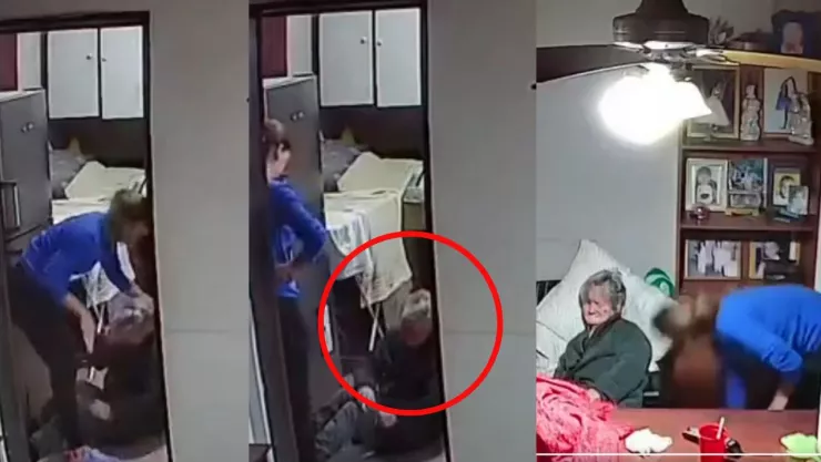 ABUELITA ES GOLPEADA