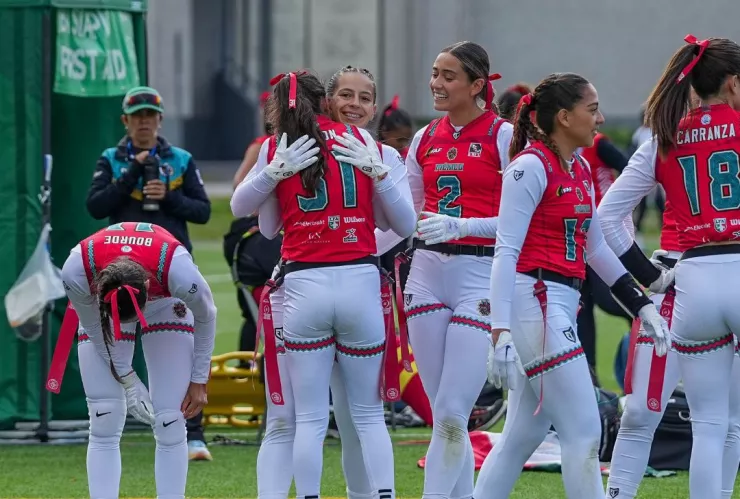 Selección Mexicana Femenil de tochito en el mundial de flag football 2024