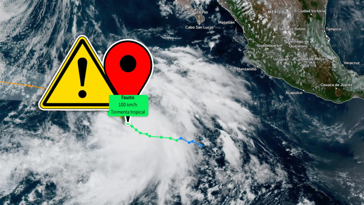 ¡ENTÉRATE! Tormenta tropical Fausto podría convertirse en HURACÁN en horas: ¿Llegará a México?