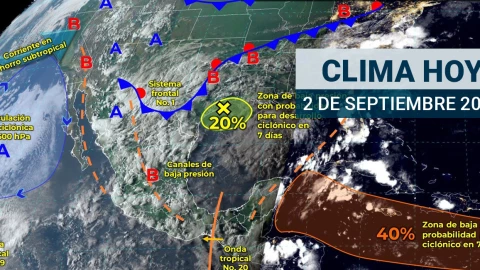 Tormentas eléctricas y granizadas sorprenderán este 2 de septiembre