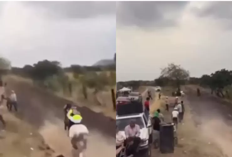 Carrera clandestina de caballos