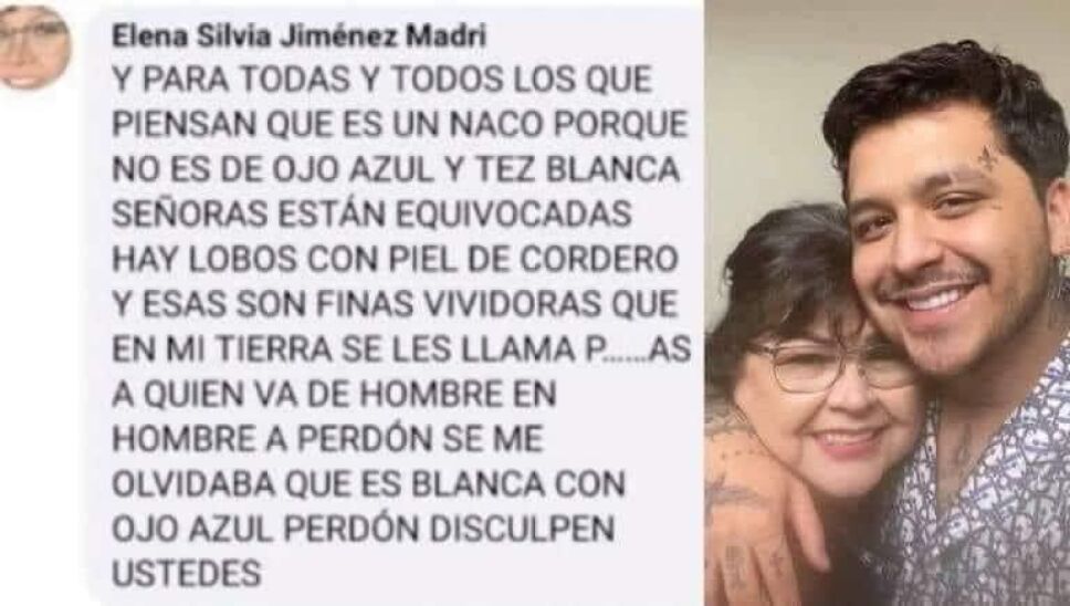 Abuela de Christian Nodal lo defiende en redes sociales