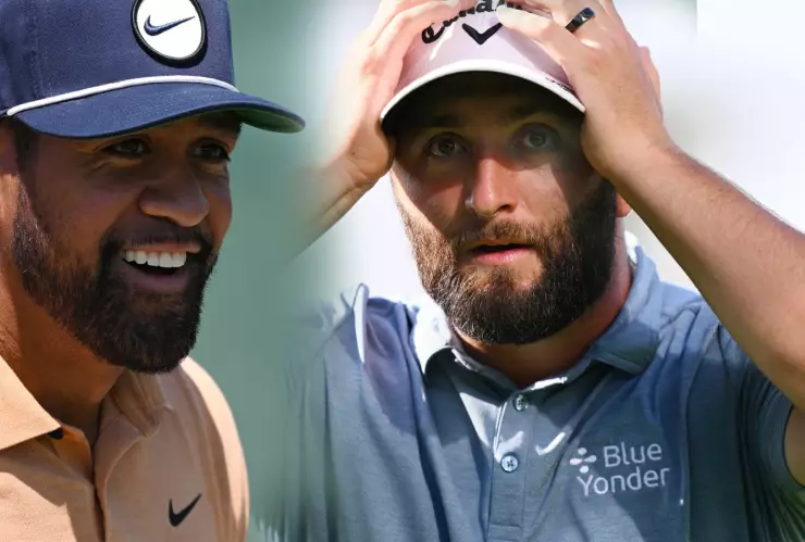 Jon Rahm y Tony Finau peleando por el Mexico Open at Vidanta 2023