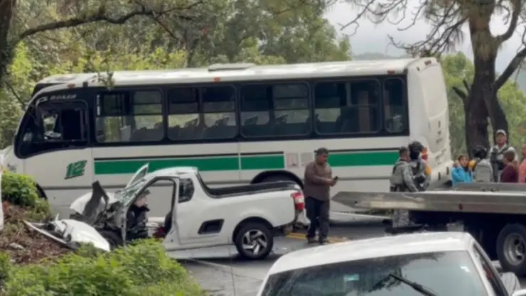 Accidente en la carretera federal México-Cuernavaca