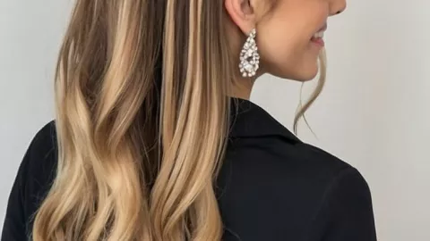 39 ideas de peinados semi recogidos elegantes: puede ser en cabello lacio o chino y te verás preciosa