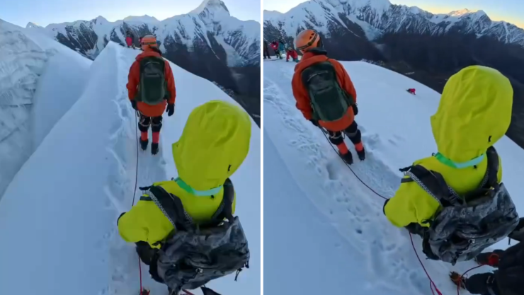 VIDEO Selfie mortal alpinista cae al vacío en el monte Nama.png