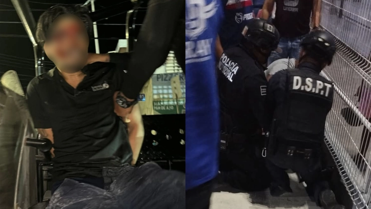 Ocurrió en Progreso: Sujeto con arma blanca causa CAOS y MIEDO en un campo de fútbol; así fue DETENIDO