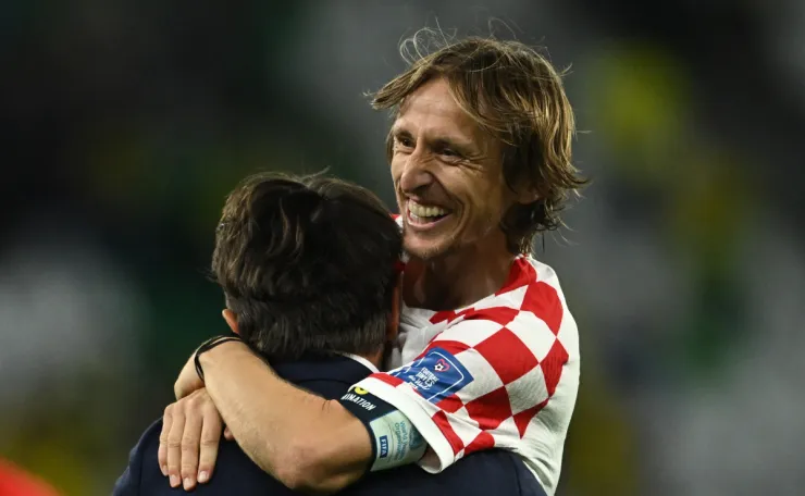 El capitán de Croacia Luka Modric